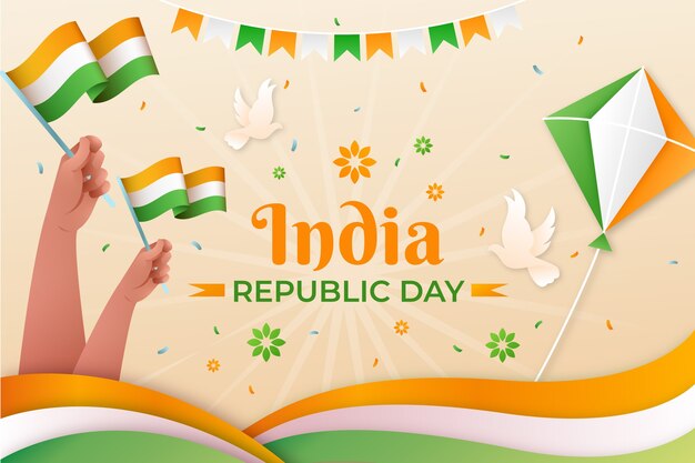 Background for indian republic day national holiday