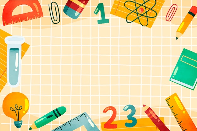 Free Vector background for knowledge day celebration