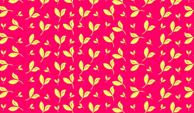 Background leaf pattern design template