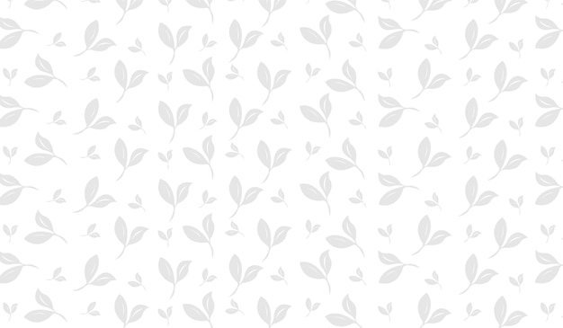 Background leaf pattern design template