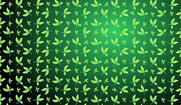 Free vector background leaf pattern design template