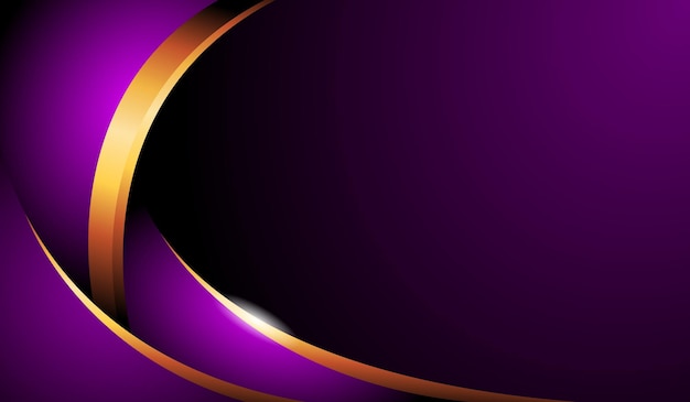 Elegant Purple And Gold Background