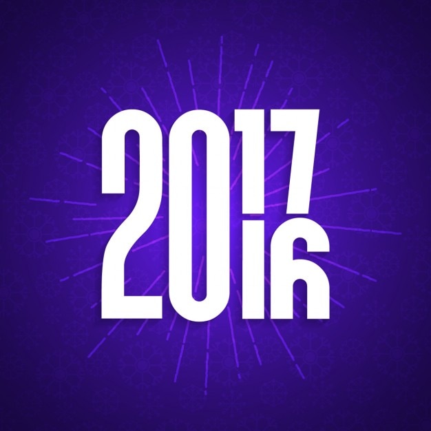 Background of new year 2017 in modern style