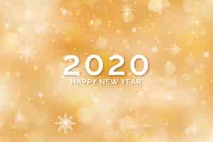 Free vector background new year golden