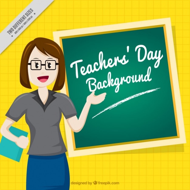 Background of nice teacher