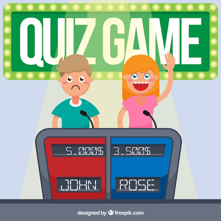 Free Vector background of people in a television contest