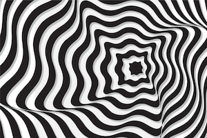 Background psychedelic optical illusion