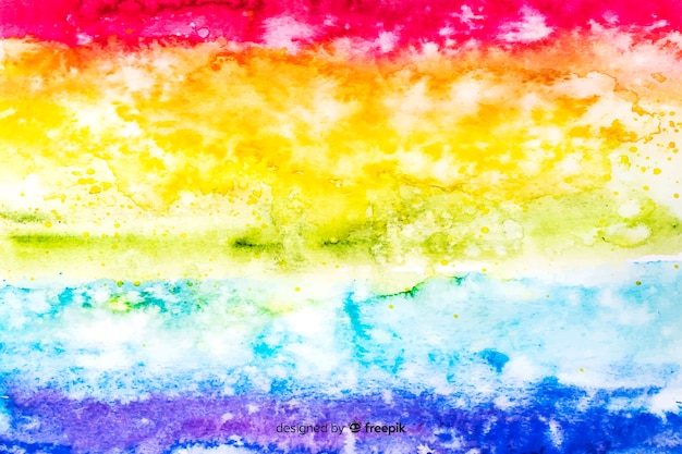 Background rainbow in tie-dye style