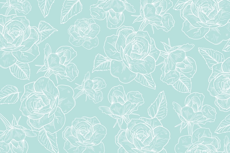 Free Vector background realistic hand drawn floral