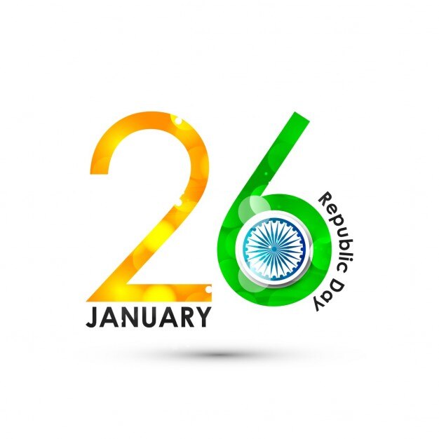 मुफ़्त वेक्टर background for republic day of india 