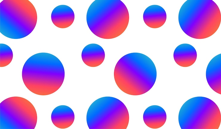 Free Vector background round pattern gradient style