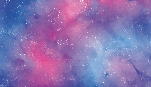 Background stellar sky in watercolor