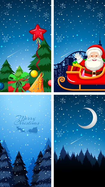 Background templates with christmas theme