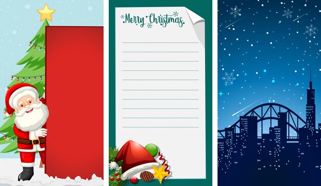 Background templates with christmas theme