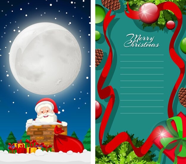 Background templates with christmas theme