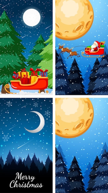 Background templates with christmas theme