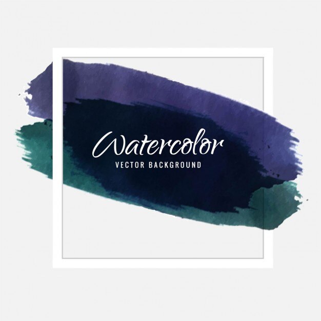 Free vector background texture, watercolor with a frame