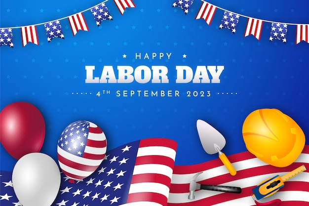 Background for usa labor day celebration