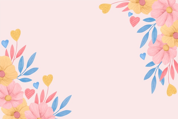 Free vector background for valentine's day celebration