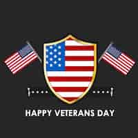 Free vector background for veterans day