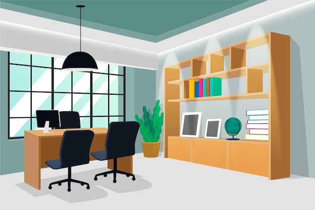 Free vector background for video conferencing