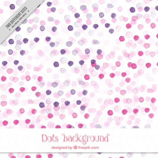 Free vector background of watercolor circles