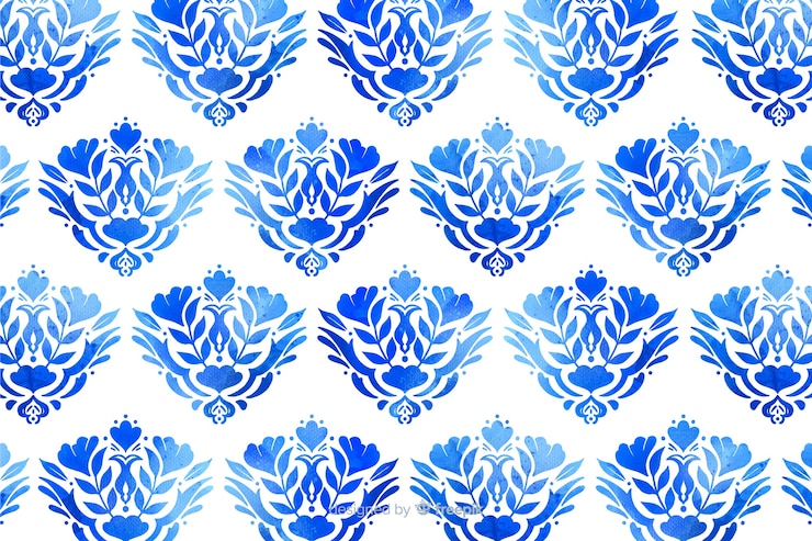 Free Vector background watercolor ornamental floral