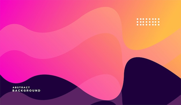 Background wave gradient colorful illustration