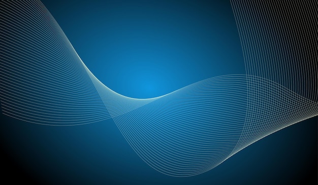 Background wave particle digital gradient colorful