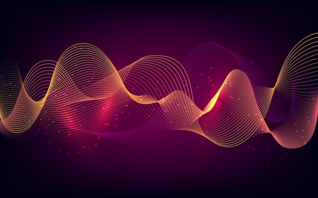 Free vector background wavy