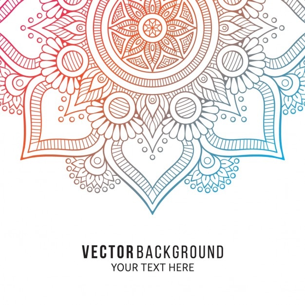 Free Background With A Colorful Floral Mandala Svg Dxf Eps Png Cut File Vectors Photos And Psd Files Free Download