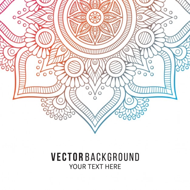 Download Free Background With A Colorful Floral Mandala Svg Dxf Eps Png Cut File Vectors Photos And Psd Files Free Download