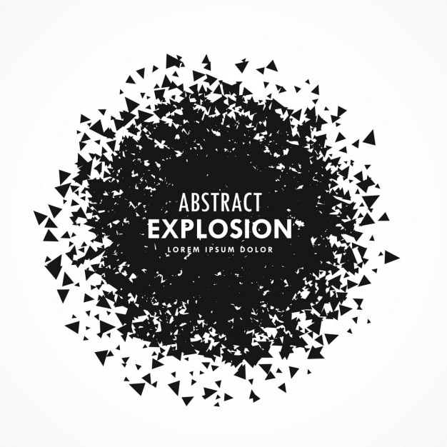 Background with a particle explosion