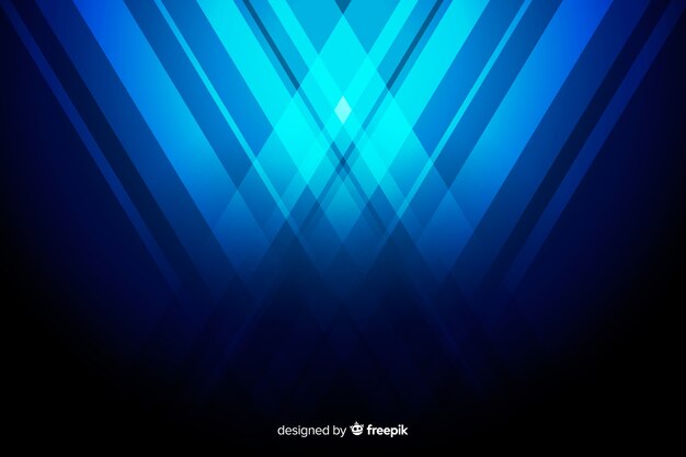 Background with abstract blue shapes