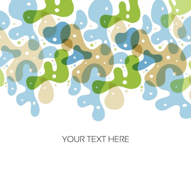 Free Vector background with abstract shapes