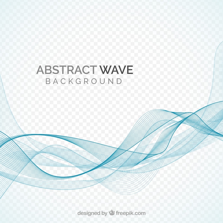 मुफ़्त वेक्टर background with abstract wavy forms