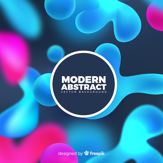 Free vector background with abstract wavy shapes