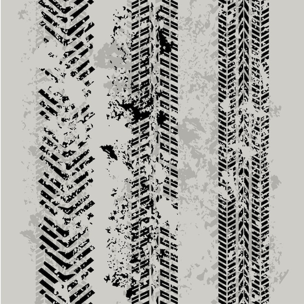 검은 타이어 흔적이 있는 배경