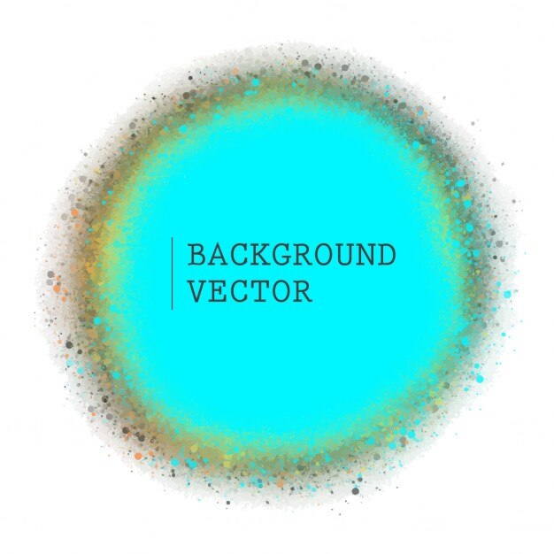 Free Vector background with a blue circle