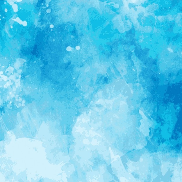 Free vector background with blue watercolor stainsc