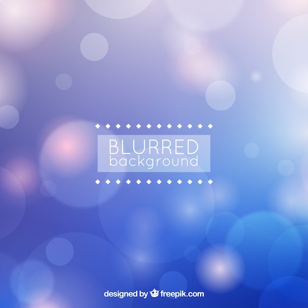 Free vector background with bokeh effect