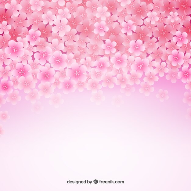 Background with cherry blossoms