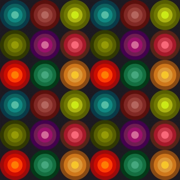 Background with colored circles