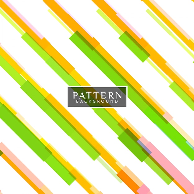 Free vector background with different colored stripes