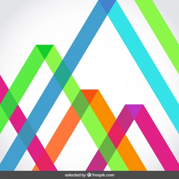 Free vector background with fluor translucent stripes