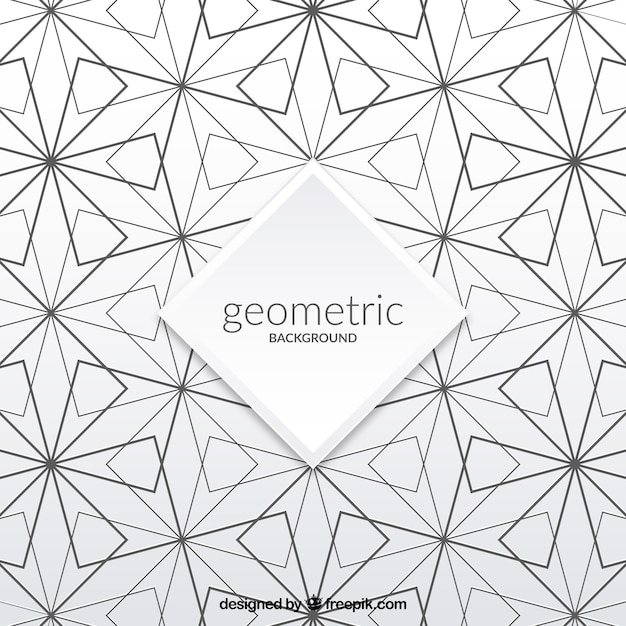 Background with geometric shapes