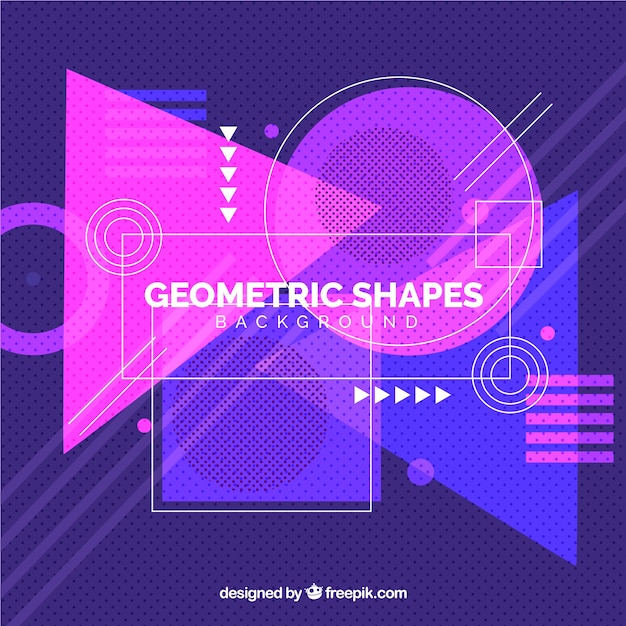 Sfondo con forme geometriche