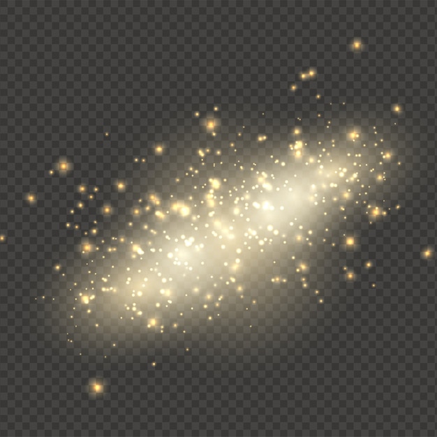 background with gold sparkles design