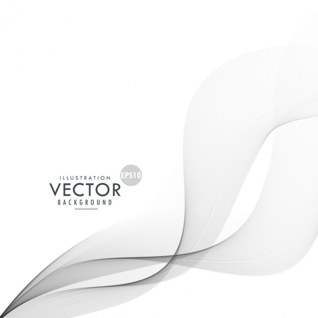 Бесплатное векторное изображение Абстрактный серый дым фон с эффектом волны