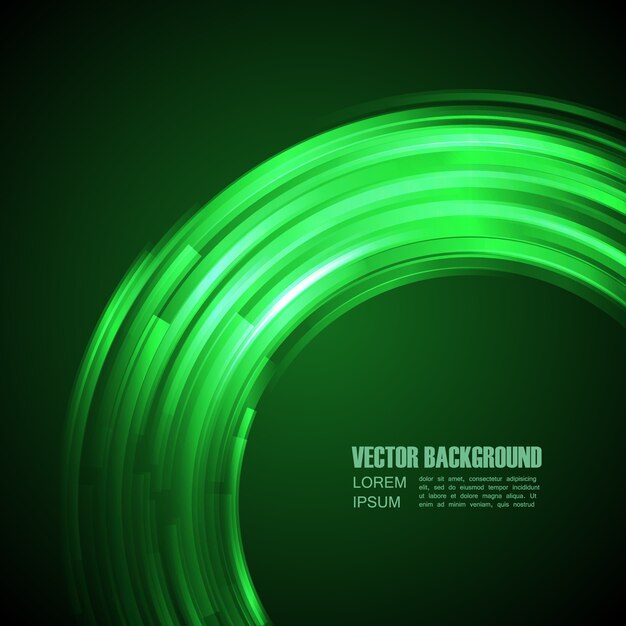 Background with green light